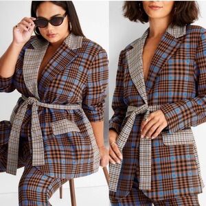 Tie-Front Blazer - Future Collective Kahlana Barfield